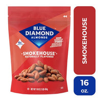 Thumbnail for Image 3 of Blue Diamond Almonds Smokehouse Flavored Snack Nuts, 16 Ounce (Pack of 6)