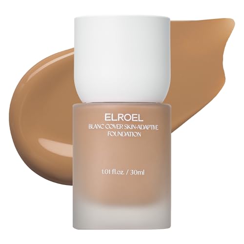 Image 1 of No.450 for the product ELROEL Blanc Cover Foundation - K Beauty Liquid Foundation Makeup