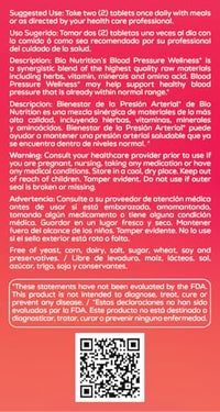 Thumbnail for Image 3 of Bio Nutrition Blood Pressure 60 Tablets 2 Pack