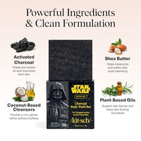 Thumbnail for Image 5 of Kitsch Darth Charcoal Soap Bar for Men and Women – 4 oz