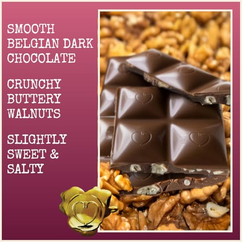 Image 3 of Chocolove Walnuts & Sea Salt Dark Chocolate Bars 3.2 oz Bar (12 Pack)