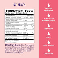 Thumbnail for Image 6 of Ultima Replenisher Gut Health Supplement, Raspberry Lemonade, 14 Stickpacks