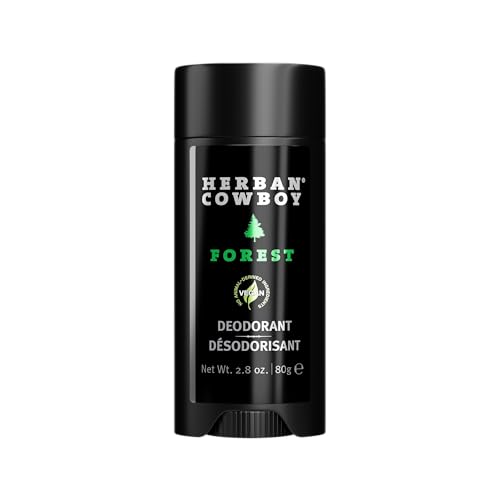 Image 1 of Forest / 2.8 Ounce (Pack of 1) for the product Herban Cowboy Forest Aloe Infused Deodorant with Hints of Cedar, Mandarin, and Black Pepper (2.8 oz)