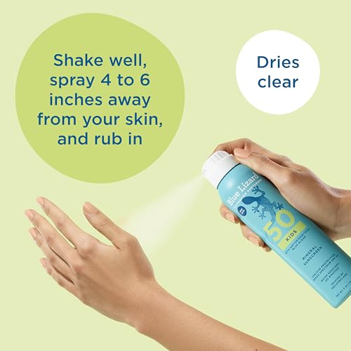 Image 5 of BLUE LIZARD Sunscreen SPF 50+ Spray Kids 5 Fl Oz Pack of 2