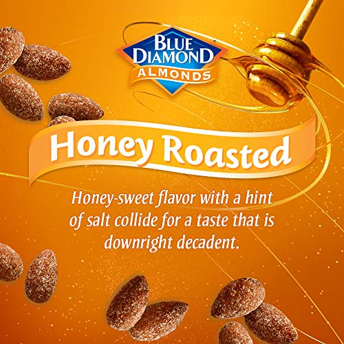 Image 3 of Blue Diamond Almonds Honey Roasted Snack Almonds, 16Oz, Pack of 2