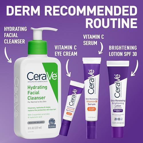 Image 7 of CeraVe Brightening Face Lotion with SPF 30, Niacinamide & Ceramides, 1.35oz