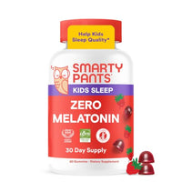 Thumbnail for Image 1 of 1 Count (Pack of 1) for the product SmartyPants Kids Sleep Zero Melatonin Gummies, L-Theanine, Magnesium, 60 Ct