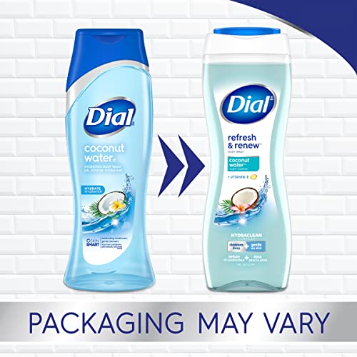 Image 4 of Dial Body Wash Refresh & Renew Coconut Water 32 fl oz Pack of 2