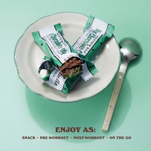 Image 5 of BAREBELLS Mint Chocolate Crisp Protein Bar – 20g Protein – No Added Sugar – 12 x 55g High Protein Snack