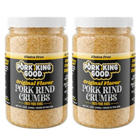 Thumbnail for Image 1 of Default Title for the product Pork King Good Pork Rind Panko Bread Crumbs, Original 2 Pack, Gluten Free