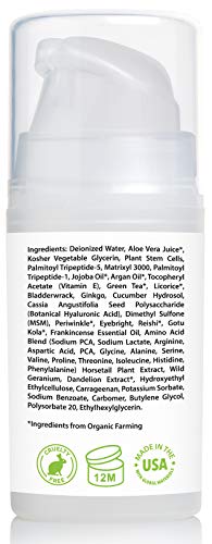 Image 6 of Amara Beauty Eye Cream Gel for Dark Circles and Puffiness with Peptides & Hyaluronic Acid, 0.5 fl. oz.