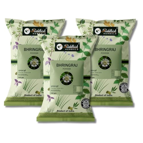 Image 1 of Default Title for the product Riddhish HERBALS Bhringraj Herbal Powder 100 g Pack of 3