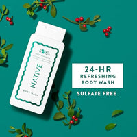 Thumbnail for Image 2 of Native Clean Body Wash for Women & Men, Fresh Mistletoe Scent, 18 fl oz