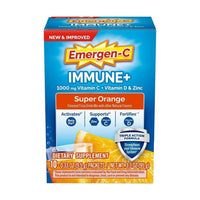 Thumbnail for Alacer Emergen-C Immune Plus Vitamin C Super Orange 10 Count