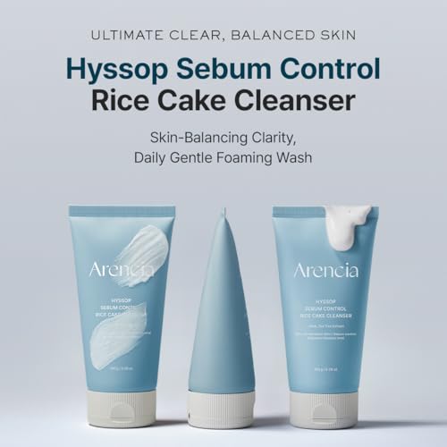 Image 2 of ARENCIA Hyssop Sebum Control Rice Cake Cleanser 150ml / 5.07 fl oz