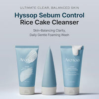 Thumbnail for Image 2 of ARENCIA Hyssop Sebum Control Rice Cake Cleanser 150ml / 5.07 fl oz