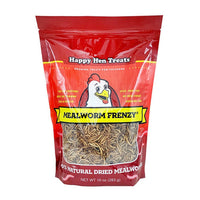 Thumbnail for 100% Mealworm Frenzy Treats For Chickens 10 Oz by Happy Hen Treats
