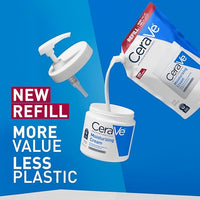 Thumbnail for Image 2 of CeraVe Moisturizing Cream, Face & Body Moisturizer, Dry Skin, 16oz Refill