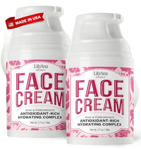 Thumbnail for Image 1 of Default Title for the product LilyAna Naturals Face and Neck Moisturizer for Women and Men - 1.7oz Pack of 2