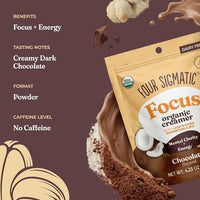 Thumbnail for Image 3 of Four Sigmatic Focus Chocolate Coffee Creamer 4.23 oz