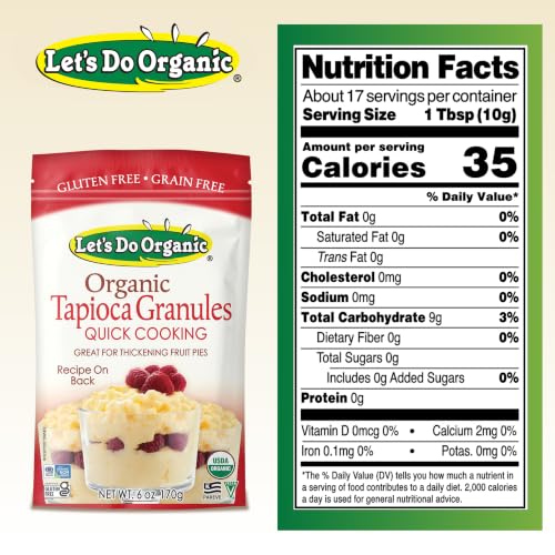 Image 2 of Let's Do Organic Tapioca Granules, Instant Tapioca - 6 Oz (Pack of 1)