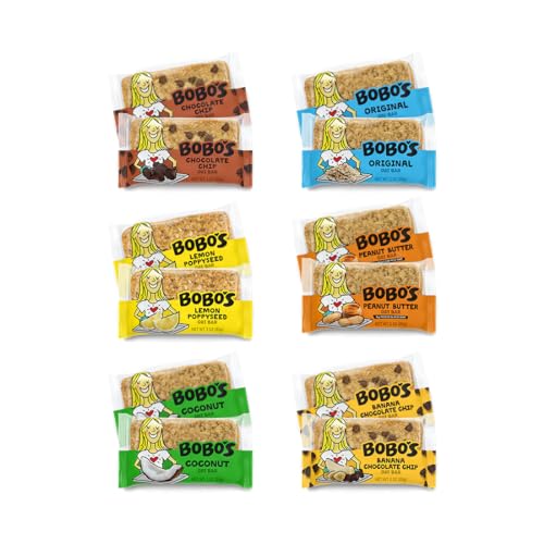 Image 1 of Default Title for the product Bobo's Soft Baked Oatmeal Bars, Sampler Variety, 3oz (12 ct)
