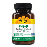 Thumbnail for Country Life P-5-P Pyridoxal 5 Phosphate 50 mg, 100 tabs
