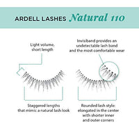 Thumbnail for Image 4 of Ardell Natural 110 Lashes, Wispy False Eyelashes, Black, 4 Pack