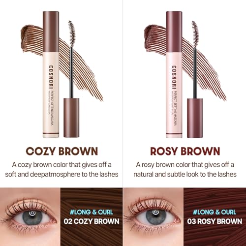 Image 4 of COSNORI Perfect Setting Waterproof Mascara Long&Curl 04 Deep Ash 0.23fl oz