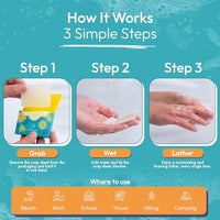 Thumbnail for Image 2 of FOMIN Paper Soap Sheets for Hand Washing - 200 Lemon Travel Soap Sheets