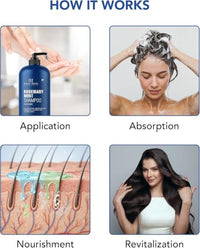 Thumbnail for Image 3 of Botanic Hearth Rosemary Mint Shampoo Thickening Formula 16 fl oz