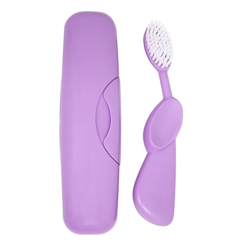 Image 15 of Lavender / 1 Count (Pack of 1) / Left Handed Brush for the product RADIUS Toothbrush Original Big Brush