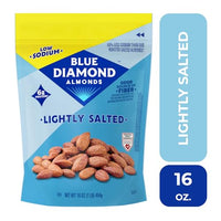 Thumbnail for Image 3 of Blue Diamond Almonds Lightly Salted Low Sodium Snack Nuts, 16 oz, Pack of 1
