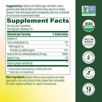 Thumbnail for Image 3 of MegaFood Vitamin B12 Energy Gummies, USDA Organic, Ginger, 70 Gummies