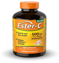 Thumbnail for Image 1 of Default Title for the product American Health Ester-C w/Citrus Bioflavonoids Capsules, 500mg, 240ct