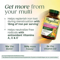 Thumbnail for Image 7 of MegaFood Advanced Multivitamin for Women, Doctor Formulated, 60 Tablets