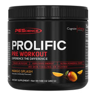 Thumbnail for Image 1 of Default Title for the product PEScience Prolific Energy Pre Workout ? 40 Scoops, Mango Splash