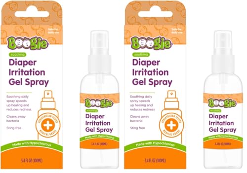 Image 1 of Default Title for the product Boogie Hypochlorous Acid Diaper Irritation Gel Spray 3.4oz Pack of 2