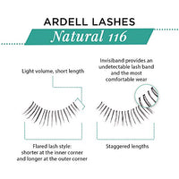 Thumbnail for Image 4 of Ardell False Eyelashes 116 - Black, Lightweight, Soft, & Reusable Lashes for a Natural Look, 4 Pack