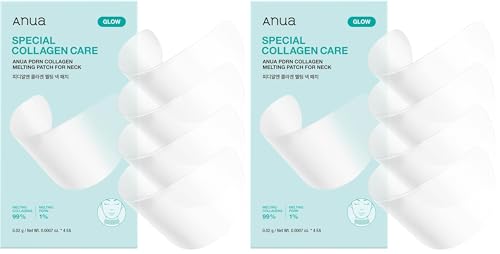 Image 2 of 4 Count (Pack of 2) for the product ANUA PDRN Collagen Melting Patch for Neck, 0.02g x 4ea