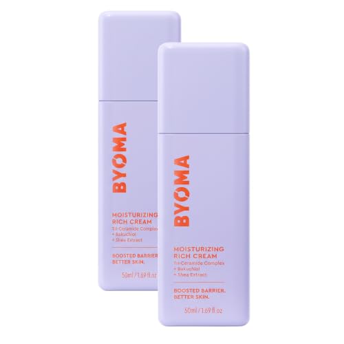 Image 2 of 1.69 Ounce (Pack of 2) for the product BYOMA Moisturizing Rich Cream Face Moisturizer for Dry Skin