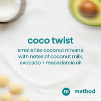 Thumbnail for Image 6 of Method Curl Defining Co-Wash, Coco Twist - 13.5 oz (Pack of 12)