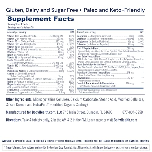Image 2 of BodyHealth Multi Complete (120 Ct) Daily Multivitamin for Men and Women