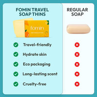 Thumbnail for Image 5 of FOMIN Paper Soap Sheets for Hand Washing - 200 Lemon Travel Soap Sheets
