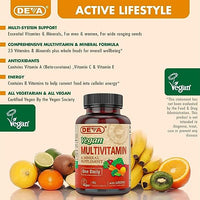 Thumbnail for Image 8 of DEVA Vegan Multivitamin & Mineral Supplement with Iron 2-Pack, 90 Coated Tablets Each