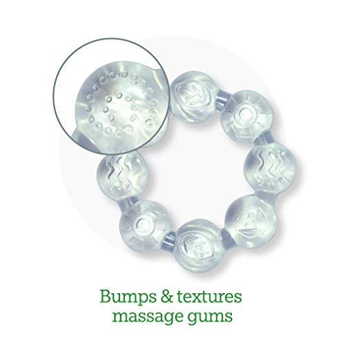 Image 5 of Green Sprouts Cool Ring Teether (2 Pack) Clear - 6mo+