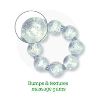 Thumbnail for Image 5 of Green Sprouts Cool Ring Teether (2 Pack) Clear - 6mo+