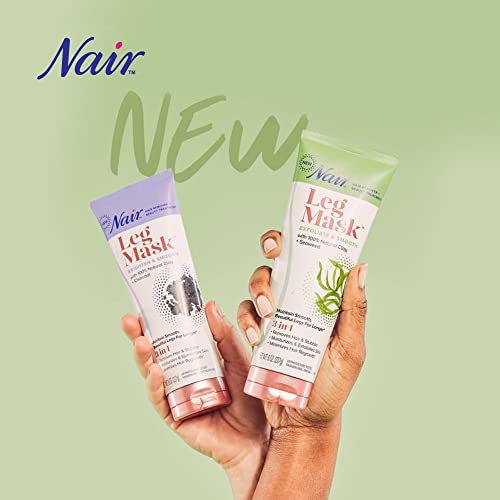 Image 7 of Nair Leg Mask Clay Exfoliate & Smooth 8 Ounce Tube Pack of 2