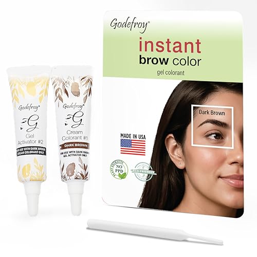 Image 1 of Dark Brown for the product Godefroy Temporary Brow Color