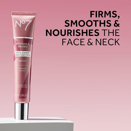 Image 5 of No7 Restore & Renew Sculpting Serum for Face & Neck